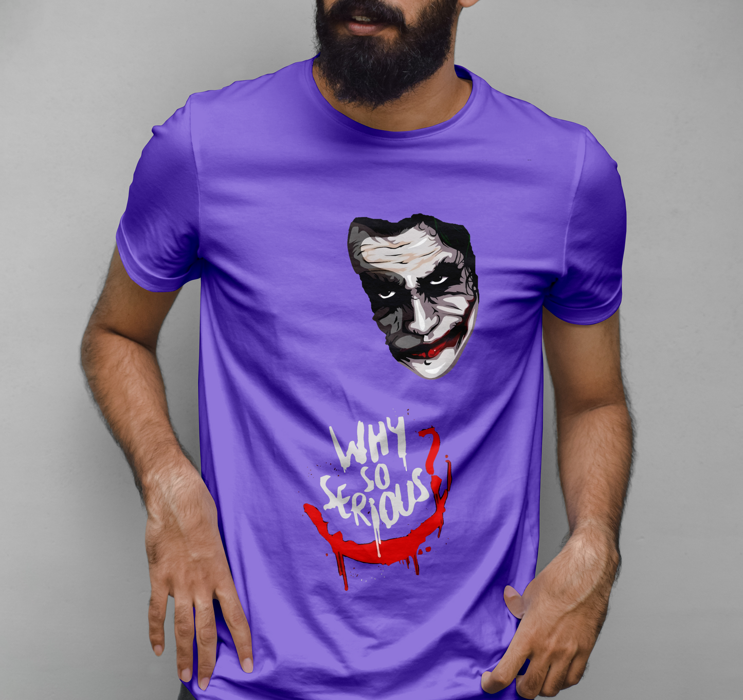 Joker - Why so Serious Graphic Printed T-shirt