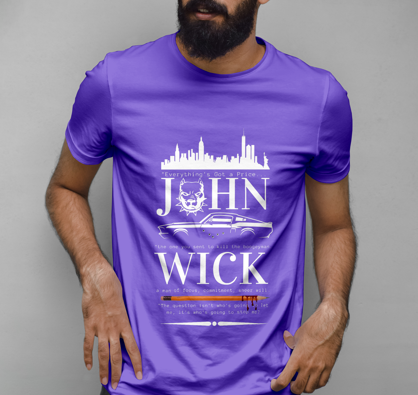 BOOGEYMAN LEGEND - John Wick Graphic Printed T-shirt