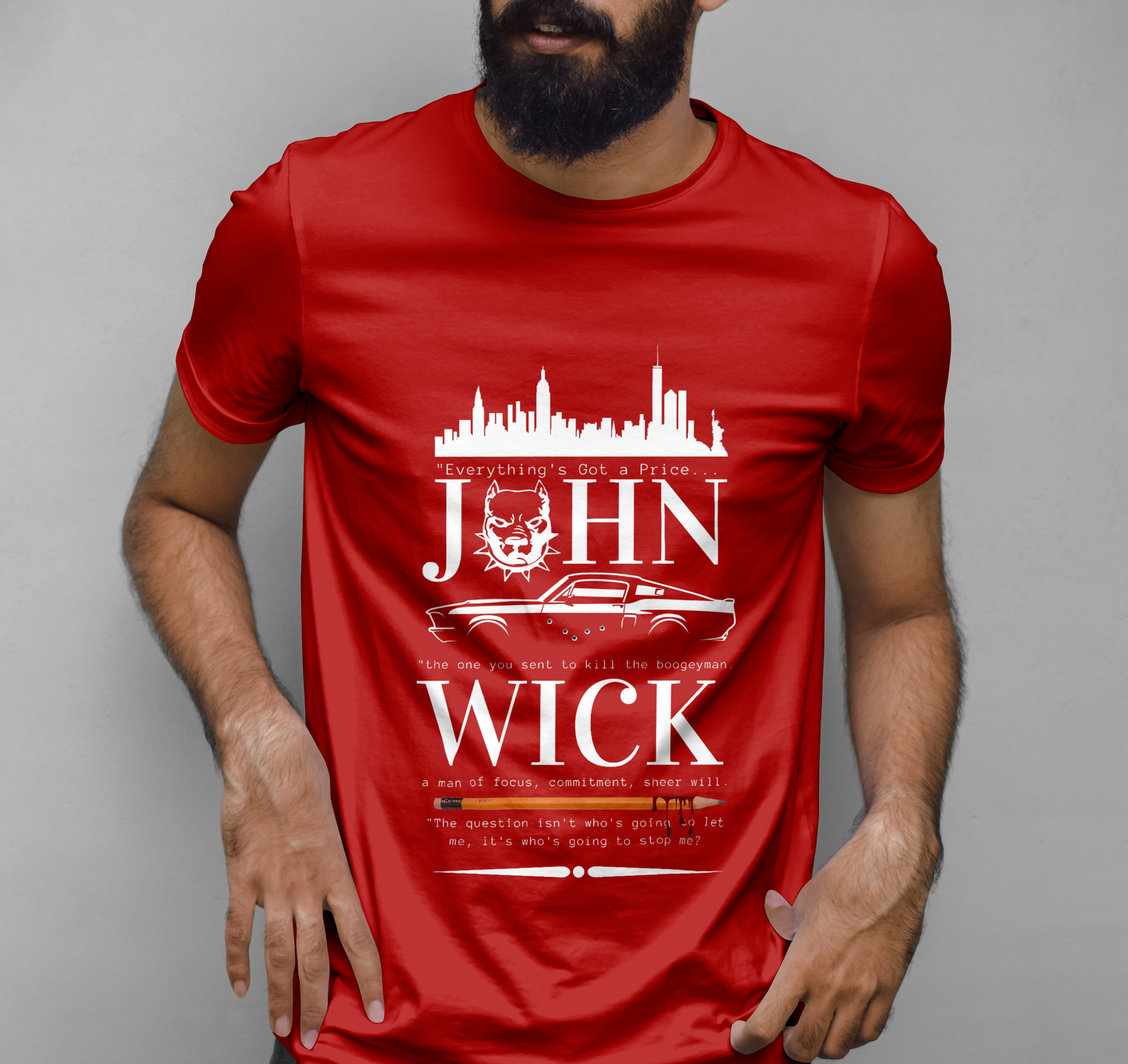 BOOGEYMAN LEGEND - John Wick Graphic Printed T-shirt