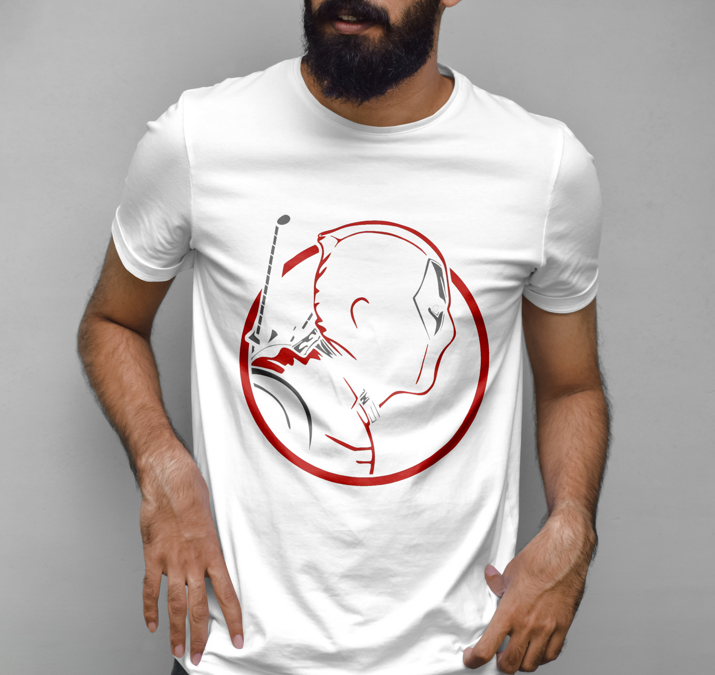 Deadpool Illustrator Graphic Printed T-shirt