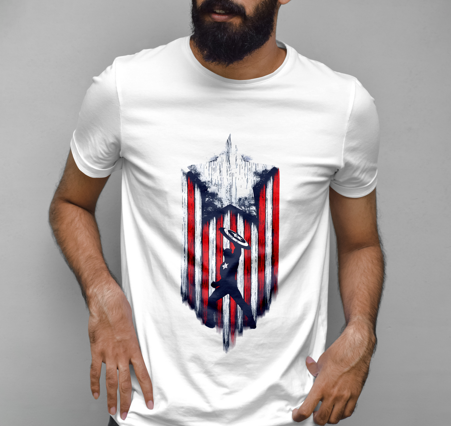 Captain America Graphic Printed T-shirt