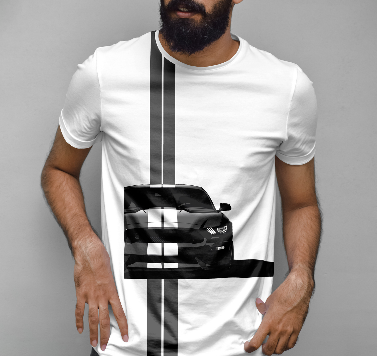 Magnetic GT350 Graphic Printed T-shirt