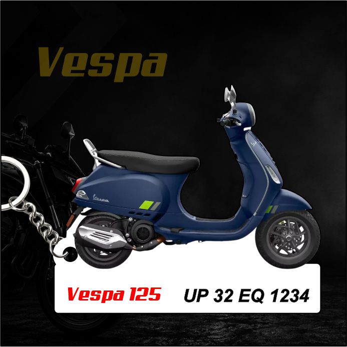 Vespa Keychain