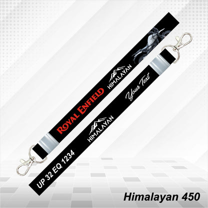 Himalayan 450 -Personalized Royal Enfield Printed Lanyard Keychain