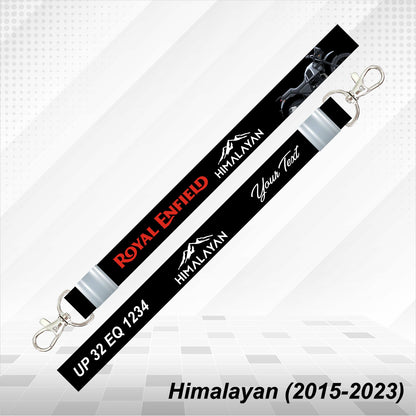 Himalayan (2015-2023) - Personalized Royal Enfield Printed Lanyard Keychain
