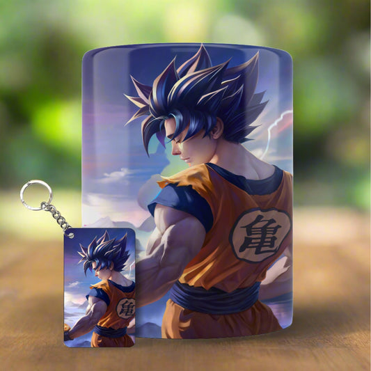 Goku Tribute Akira Toriyama Iq Mug + Keychain Set - Anime Collection