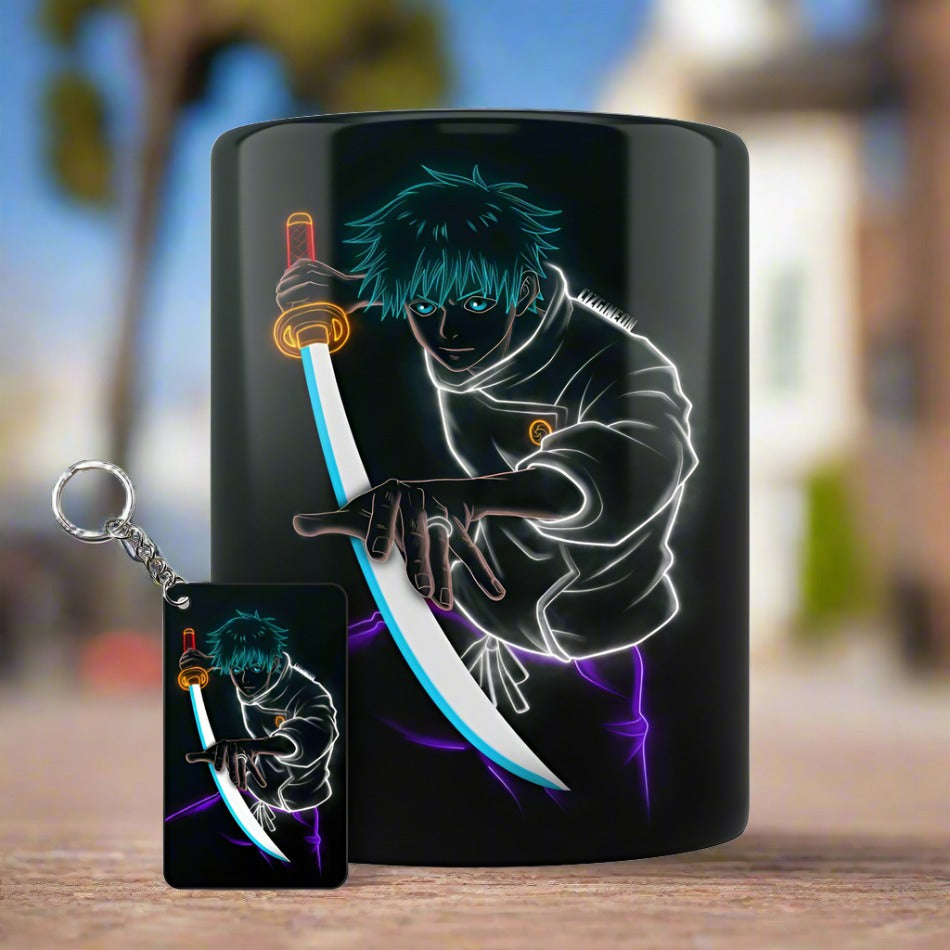 Yuta Okkotsu Mx Mug + Keychain Set - Anime Collection