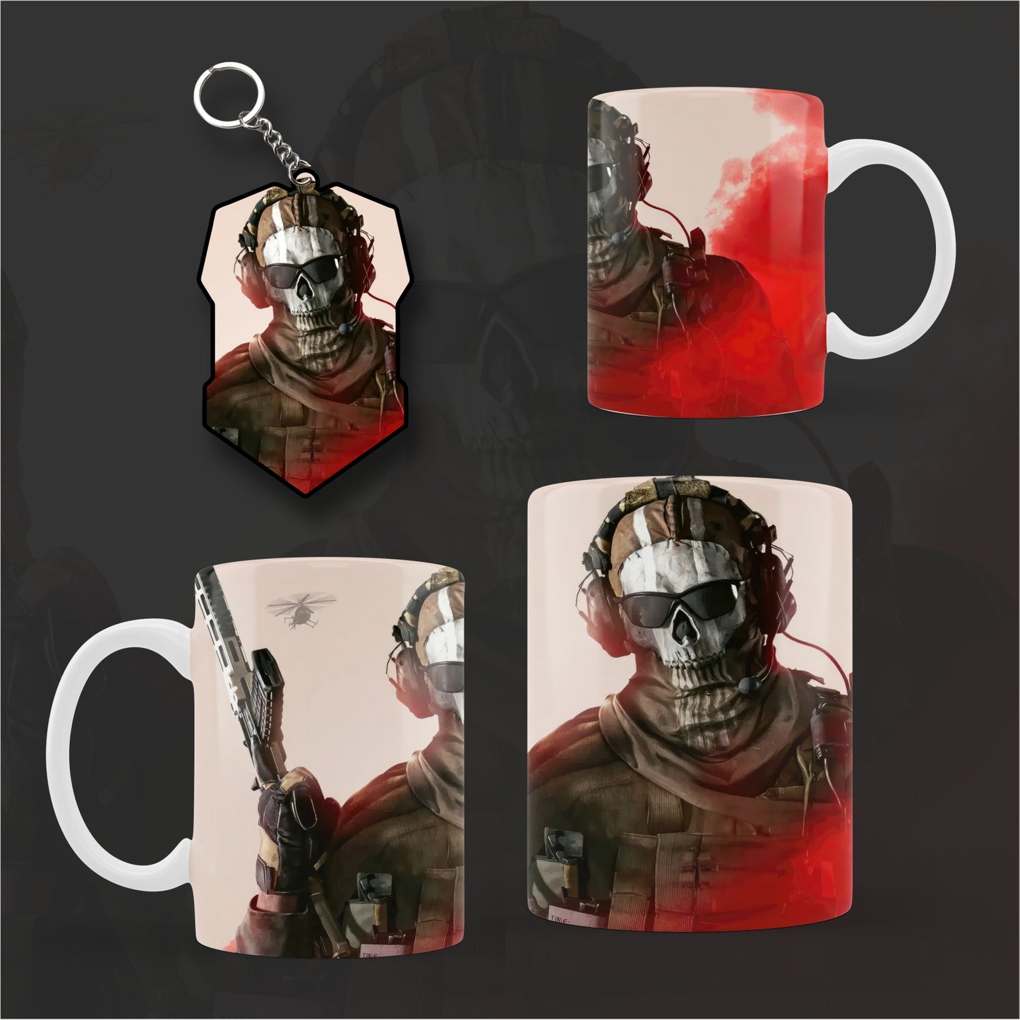 Call of Duty: Modern Warfare 3 Theme 2024 Edition Mug & Keychain Set