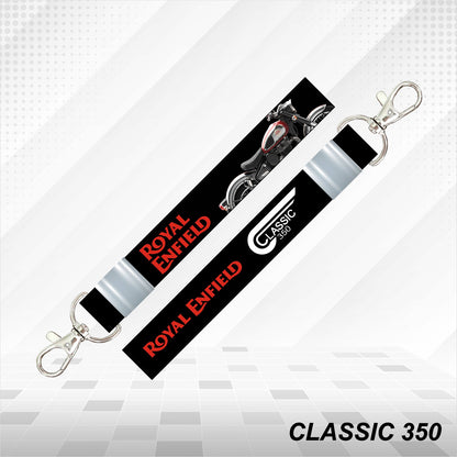 Classic 350 - Personalized Royal Enfield Printed Lanyard Keychain