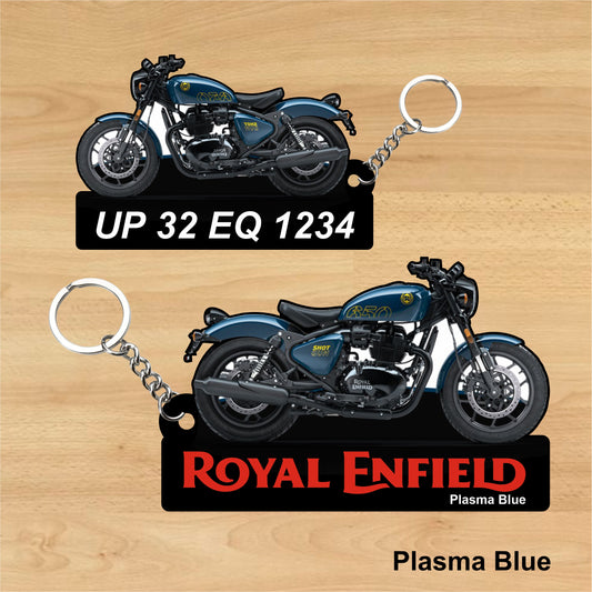 Shotgun 650 - Personalized Royal Enfield Two-Sided Sublimation Keychain