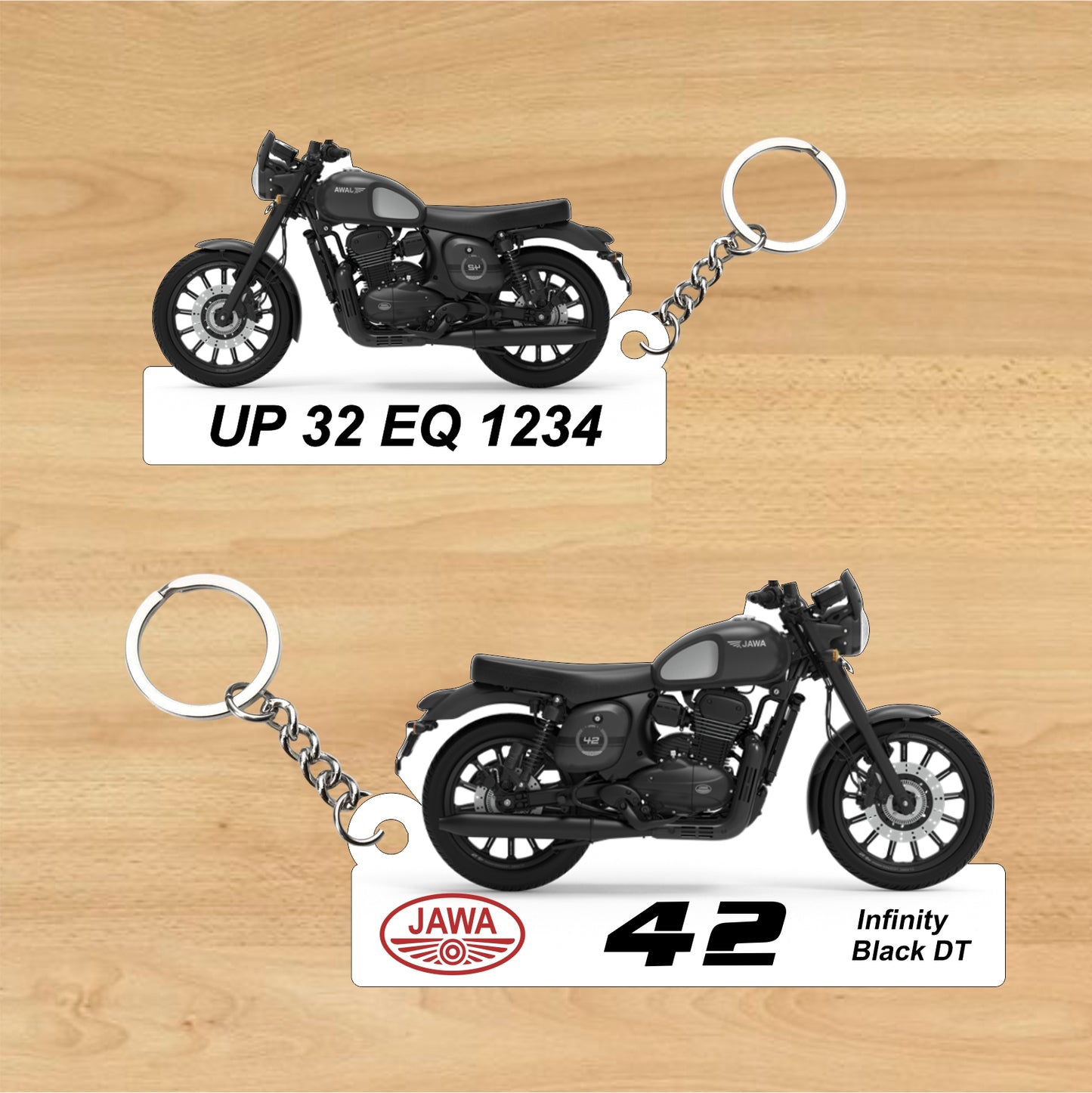 Jawa 42 - Personalized Jawa Two-Sided Sublimation Keychain