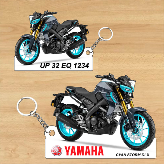 MT-15 Ver 2.0 - Personalized Yamaha Two-Sided Sublimation Keychain