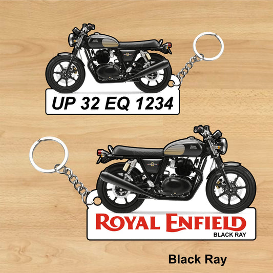 Interceptor 650 - Personalized Royal Enfield Two-Sided Sublimation Keychain