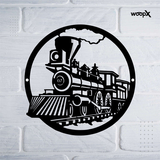 3D Train Wall Art - MDF Wall Art