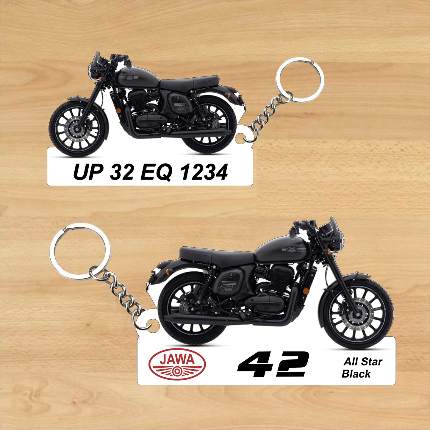 Jawa 42 - Personalized Jawa Two-Sided Sublimation Keychain