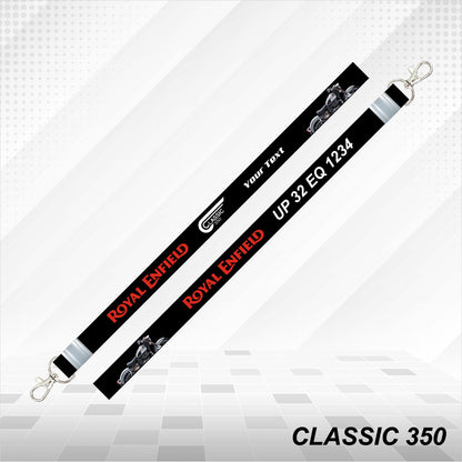 Classic 350 - Personalized Royal Enfield Printed Lanyard Keychain