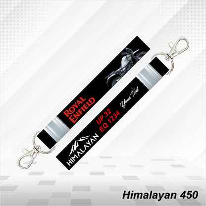 Himalayan 450 -Personalized Royal Enfield Printed Lanyard Keychain