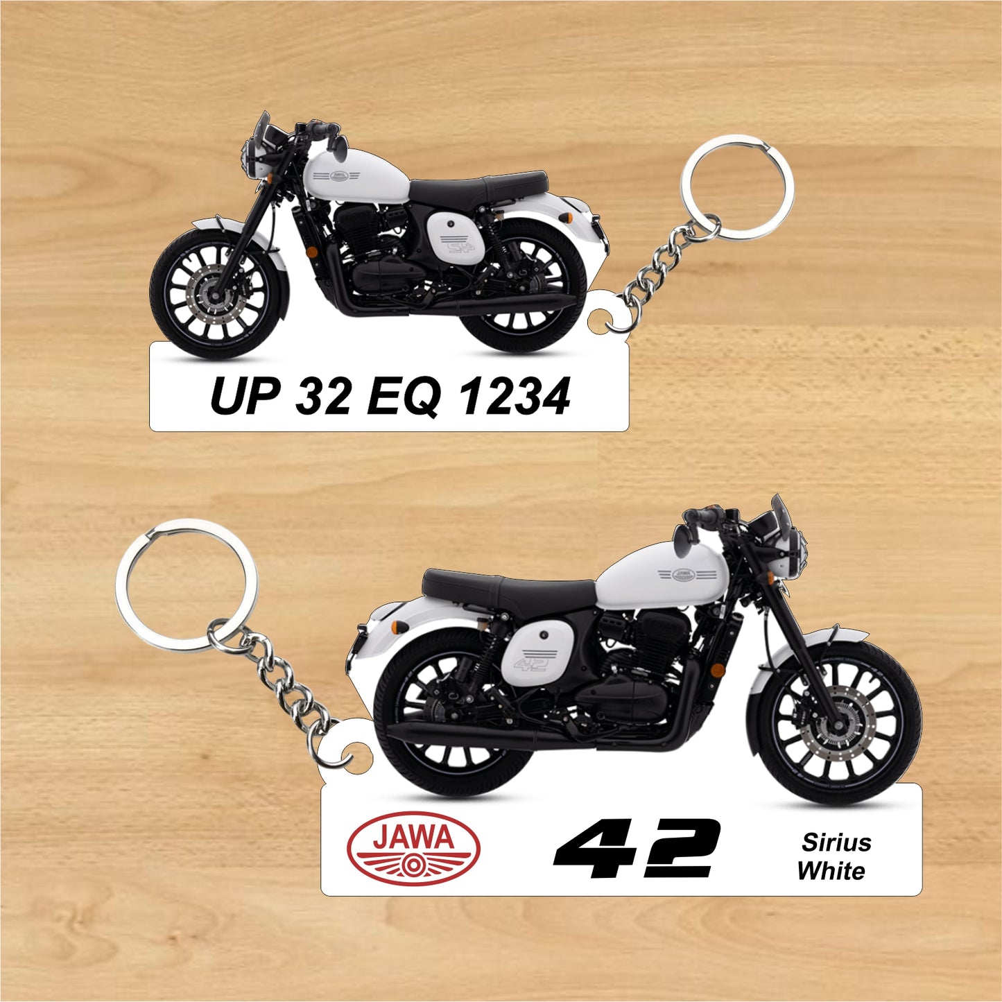 Jawa 42 - Personalized Jawa Two-Sided Sublimation Keychain