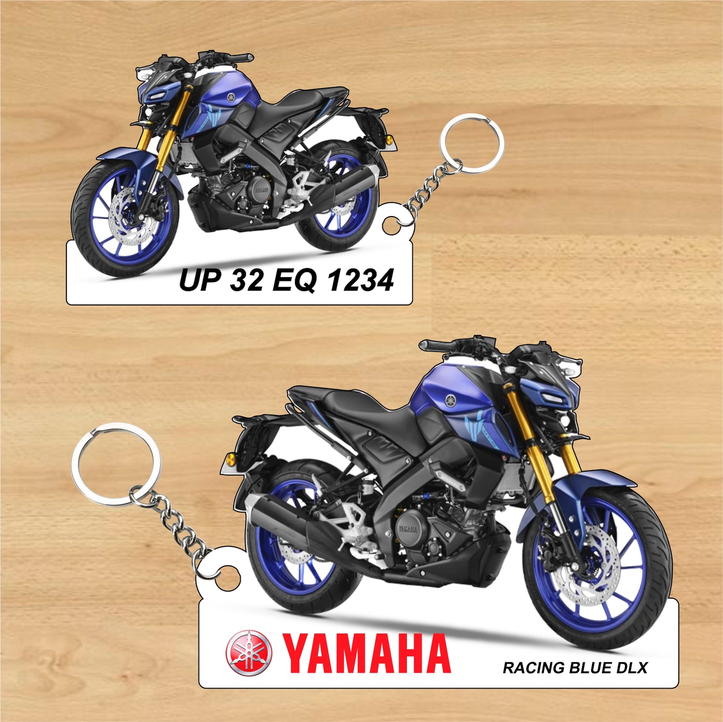 MT-15 Ver 2.0 - Personalized Yamaha Two-Sided Sublimation Keychain