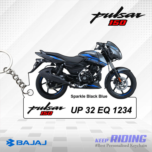 Pulsar 150 - Personalized Bajaj Keychain - Wood, Acrylic, Metal Printed