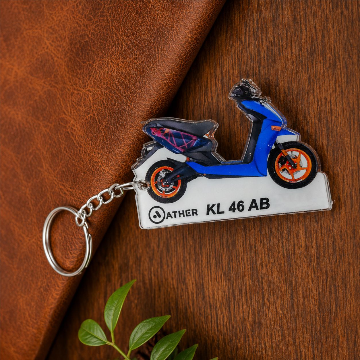Ather 450 Apex - Personalized Keychain - Wood, Acrylic, Metal Printed