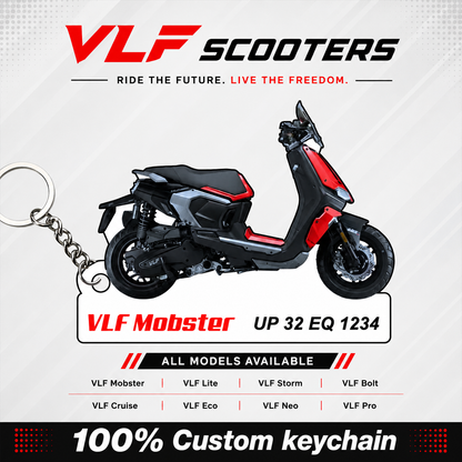 VLF Scooters - All Models - Personalized VLF Scooters Printed Keychain