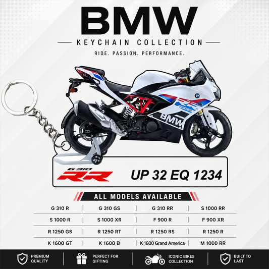 BMW Bikes - All Models - Personalized BMW Printed Keychain