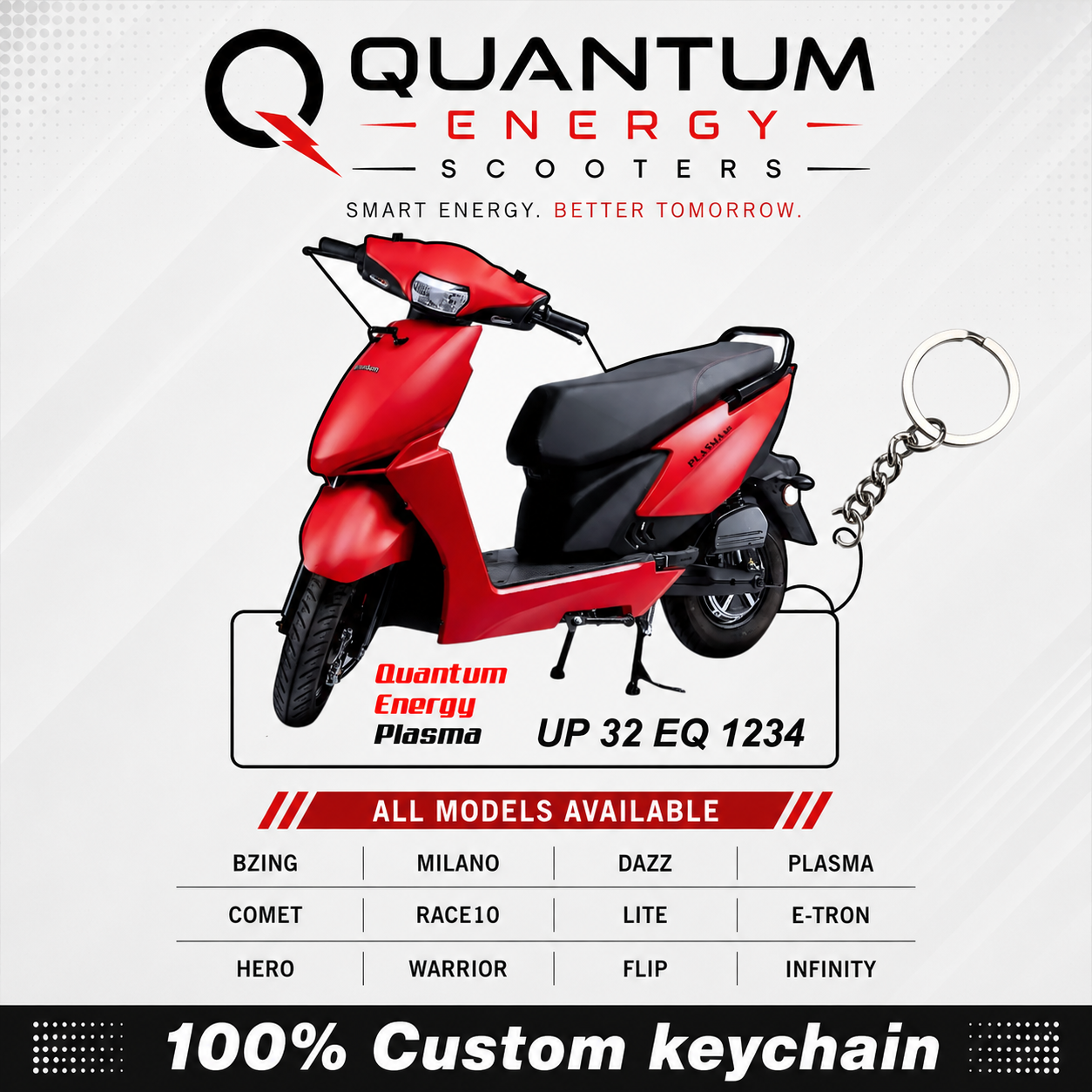 Quantum Energy - All Models - Personalized Quantum Energy Printed Keychain