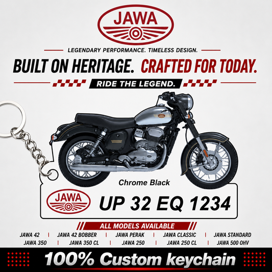 Jawa Bikes - All Models - Personalized Jawa Printed Keychain