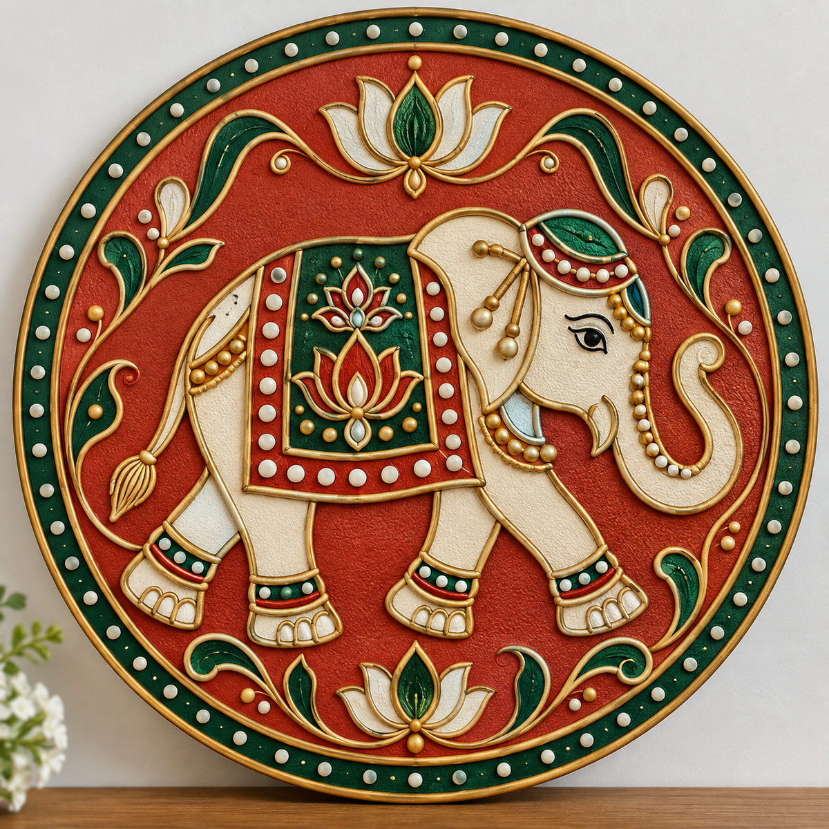Elephant Mandala Engraved MDF Wall Art - DIY Craft - DIY - Pre-Marked MDF