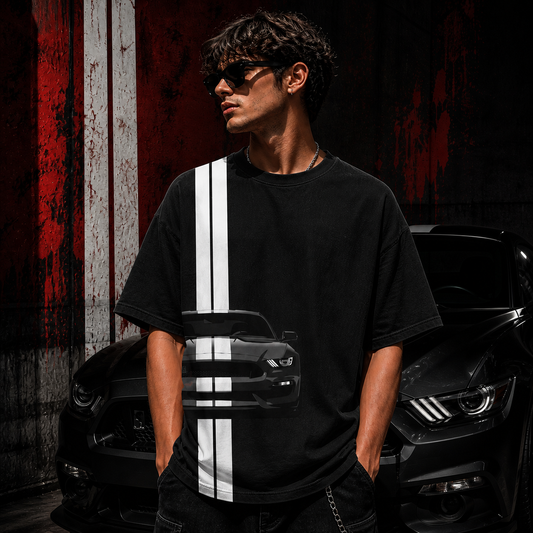 Magnetic GT350 | Cotton Bio Wash - Graphic Printed T-shirt