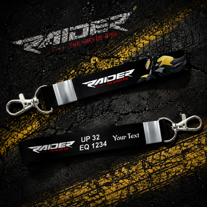 Raider 125 CC - Personalized TVS Keychain - Wood, Acrylic, Metal Printed