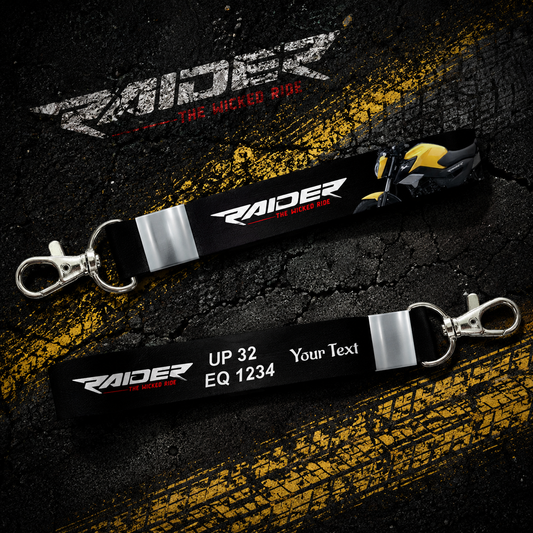 Raider 125 CC - Personalized TVS Keychain - Wood, Acrylic, Metal Printed