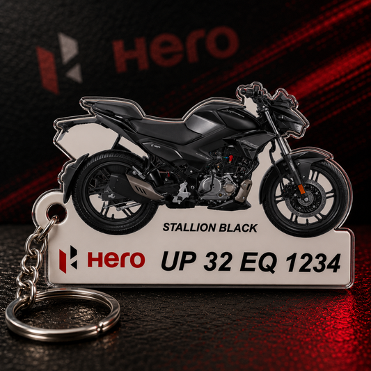 Xtreme 125R - Personalized Hero Keychain - Wood, Acrylic, Metal Printed