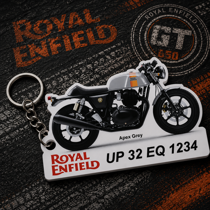 Continental GT 650 - Personalized Royal Enfield Printed Keychain