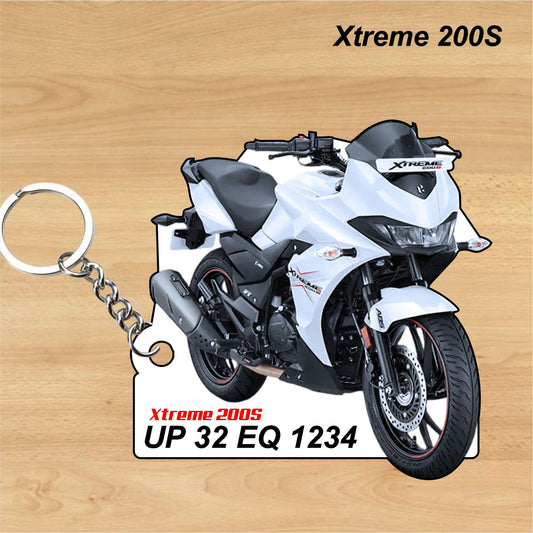 Xtreme 200S - Personalized Hero Keychain - Wood, Acrylic, Metal Printed
