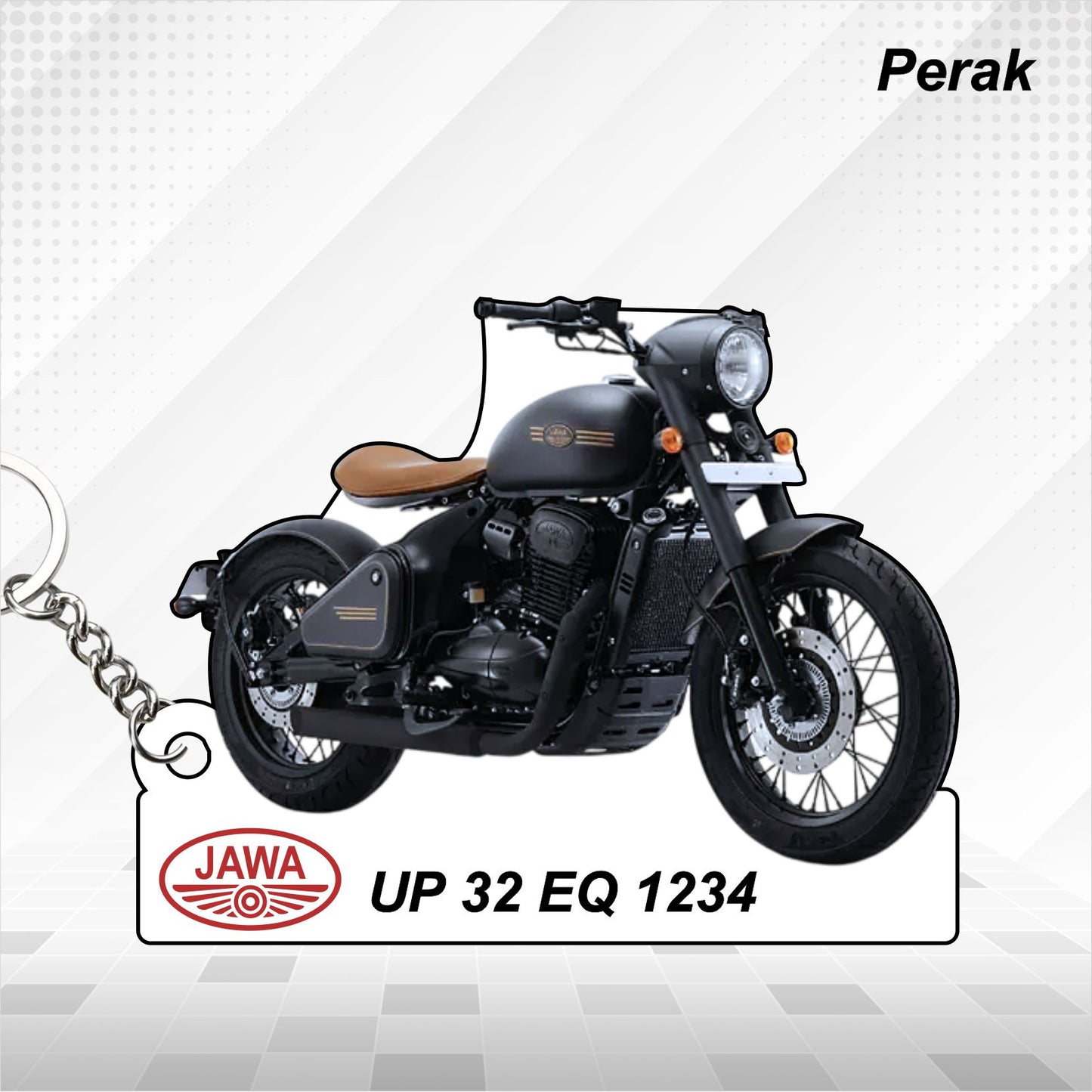 Jawa Perak - Personalized Jawa Keychain - Wood, Acrylic, Metal Printed