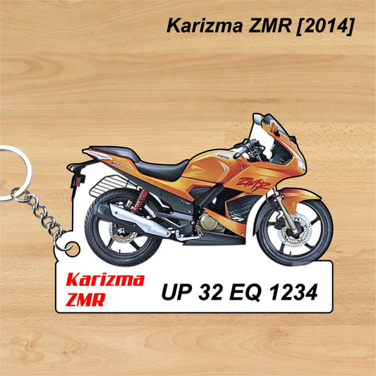 Karizma ZMR [2014] - Personalized Hero Keychain - Wood, Acrylic, Metal Printed