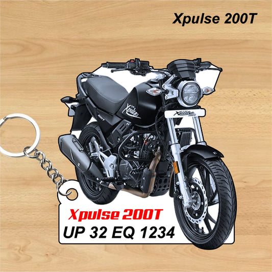 Xpulse 200T - Personalized Hero Keychain - Wood, Acrylic, Metal Printed