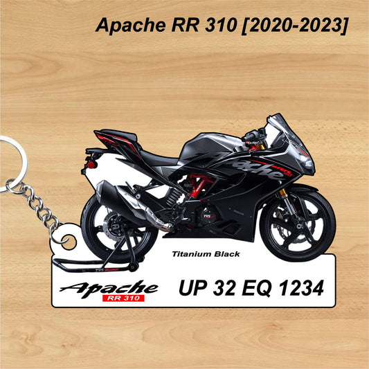 Apache RR 310 [2020-2023] - Personalized TVS Keychain - Wood, Acrylic, Metal Printed