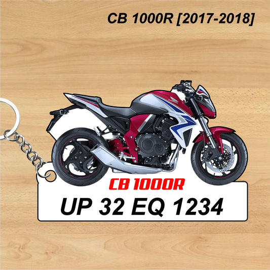 CB 1000R [2017-2018] - Personalized Honda Keychain - Wood, Acrylic, Metal Printed