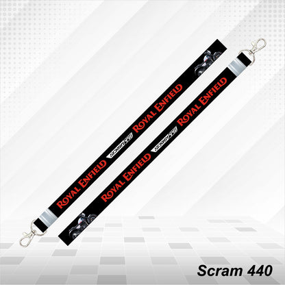 Scram 440 - Personalized Royal Enfield Printed Lanyard Keychain