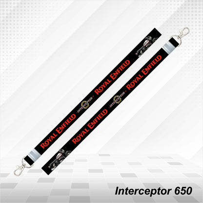 Interceptor 650 - Personalized Royal Enfield Printed Lanyard Keychain