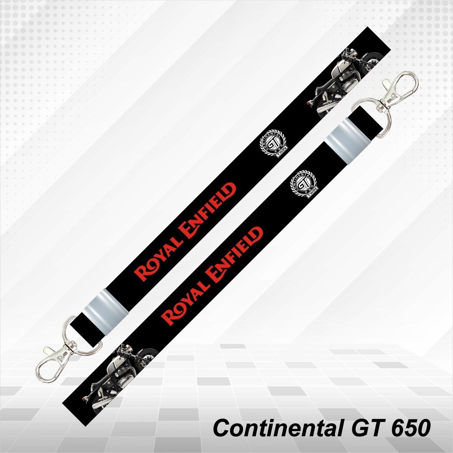 Continental GT 650 - Personalized Printed Lanyard keychain Holder Multicolored (20mm)