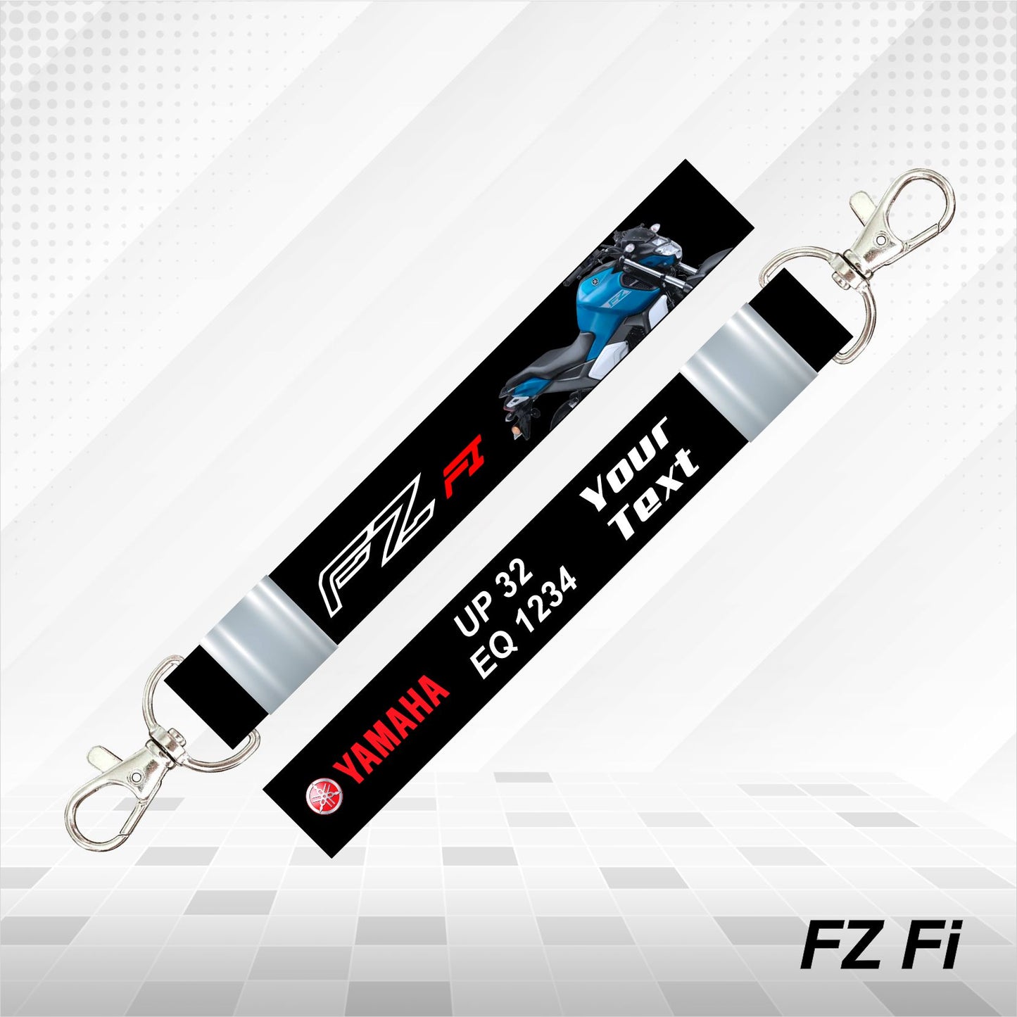 FZ-Fi - Personalized Yamaha Keychain  - Wood, Acrylic, Metal Printed