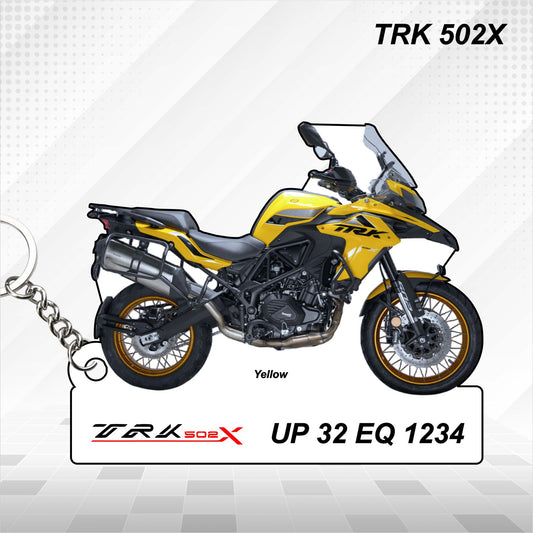 TRK 502X - Personalized Benelli Keychain - Wood, Acrylic, Metal Printed, Lanyard