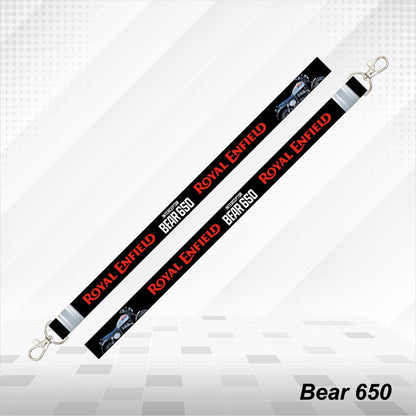 Bear 650 - Personalized Royal Enfield Printed Lanyard Keychain