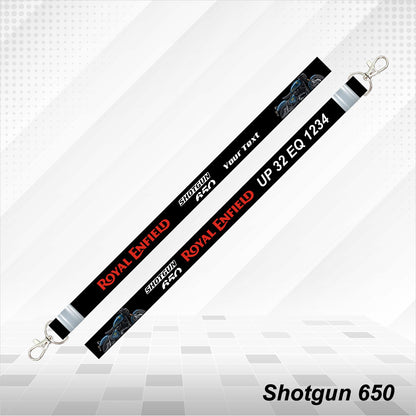 Shotgun 650 -  Personalized Royal Enfield Printed Lanyard Keychain