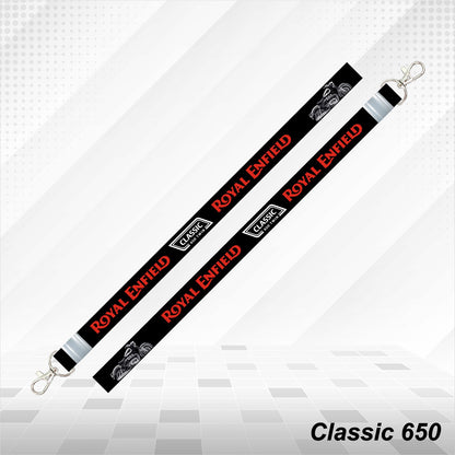 Classic 650 - Personalized Royal Enfield Printed Lanyard Keychain