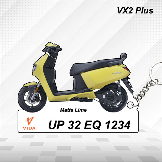 VIDA VX2 Plus - Personalized Hero Keychain - Wood, Acrylic, Metal Printed